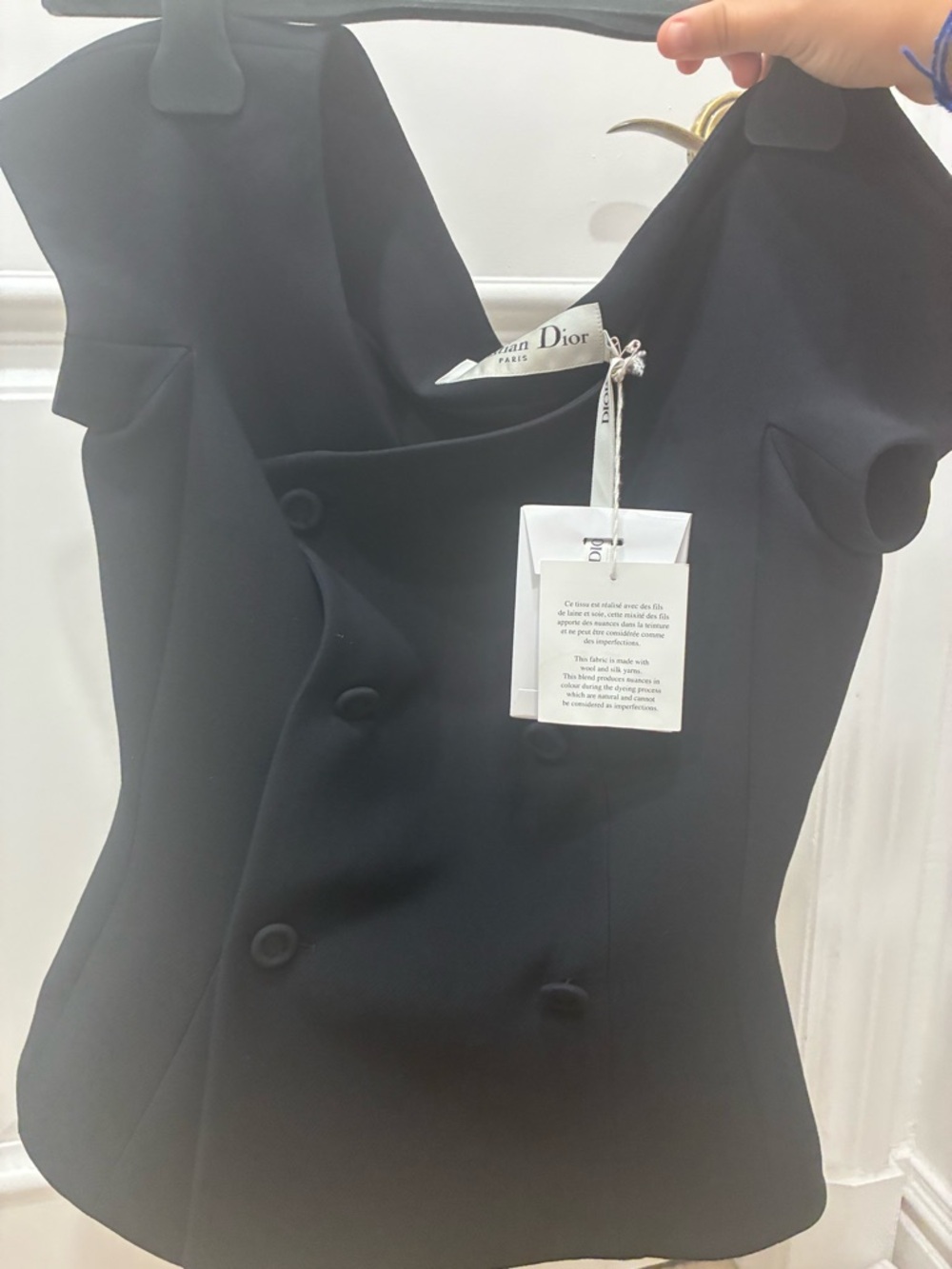 Dior Women’s Ready to Wear Jacket Vest- Black